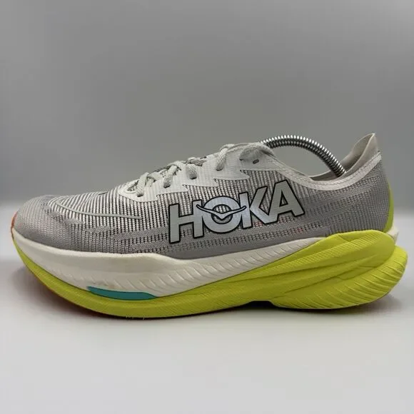 Hoka One One Mach X 2 Men's Size 11.5D Gray Athletic Running Shoes 1155119 FCT - Picture 3 of 8